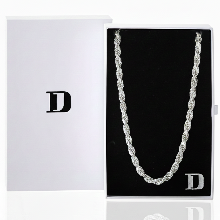 8MM ROPE 925 CHAIN DC