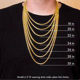 Sterling Silver Figaro Chain Necklace 6mm (Gauge 150). Available in 5 Lengths Solid 925 Chain Precious Gift
