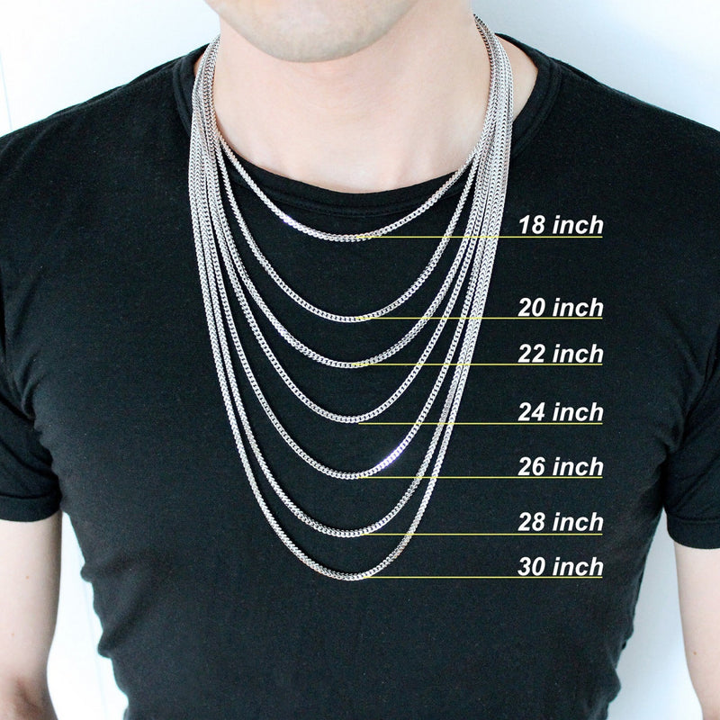 4-10MM Miami Cuban Solid 925 Sterling Silver Heavy Chain High Polish Necklace Italy Thick Hip Hop Gold Non Tarnish Waterproof Curb