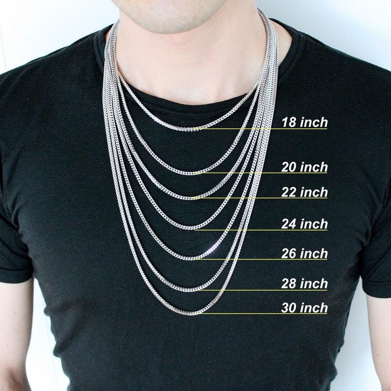 Heavy 8mm Men's Rope Chain Real Solid 925 Sterling Silver Necklace