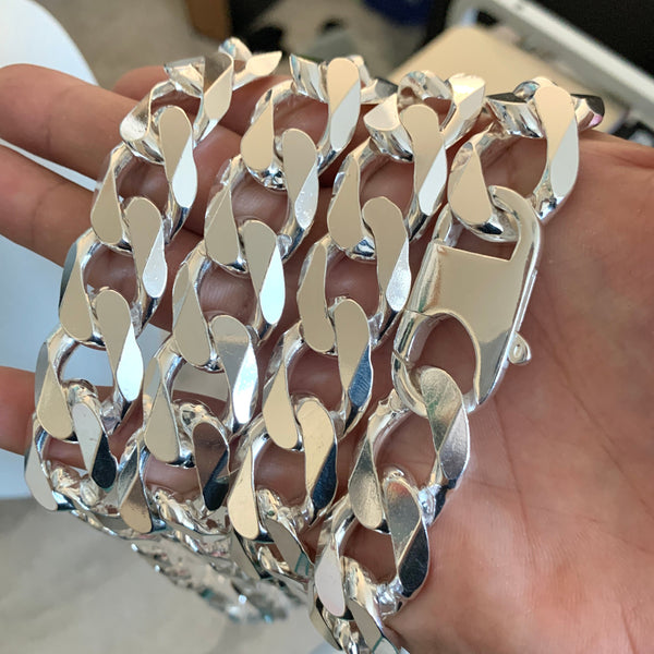 Heavy 925 new arrivals silver necklace