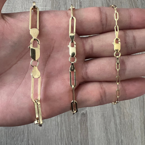 Yara Diamond Paper Clip Chain Necklace – Steven Singer Jewelers