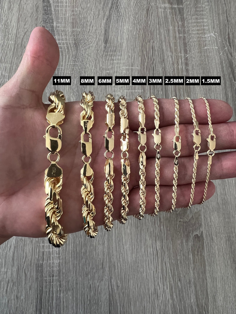 The GLD Shop 4mm Rope Bracelet